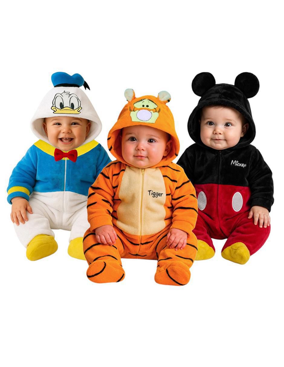 Set de mamelucos Donald, Tigger, Mickey Mouse para bebé niño Set de mamelucos Donald, Tigger, Mickey Mouse para bebé niño