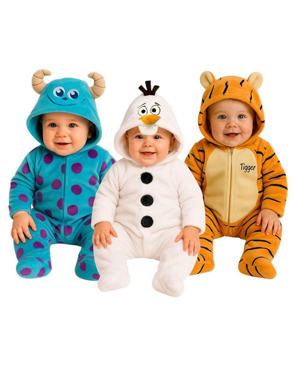 Set de mamelucos Sully, Olaf, Tigger para bebé