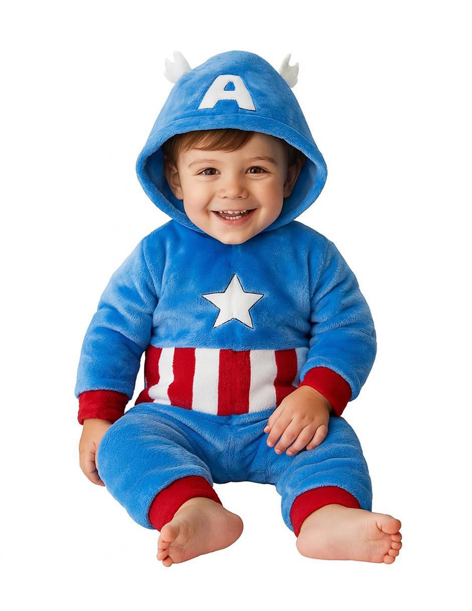 Set de mamelucos Spiderman, Capitán América, Ironman para bebé 2