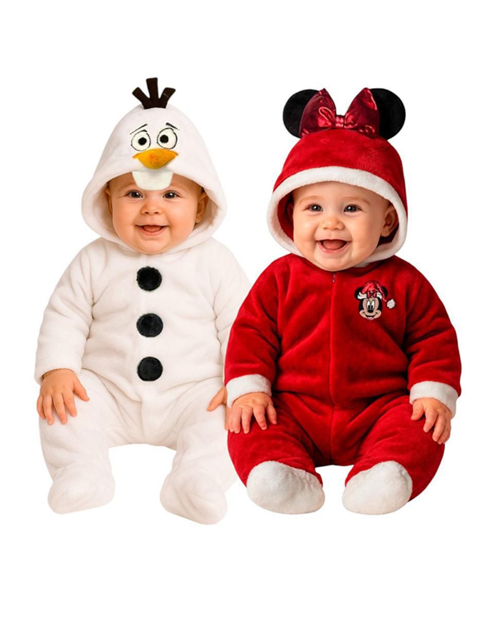 Set de mamelucos Olaf y Minnie para bebé