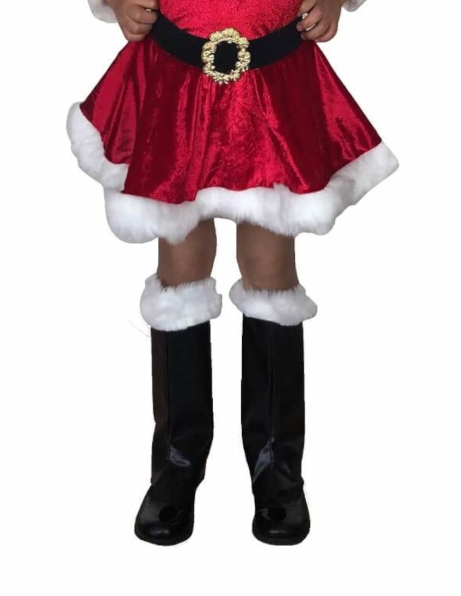 Disfraz navideño de Santa Cluas para niña 4