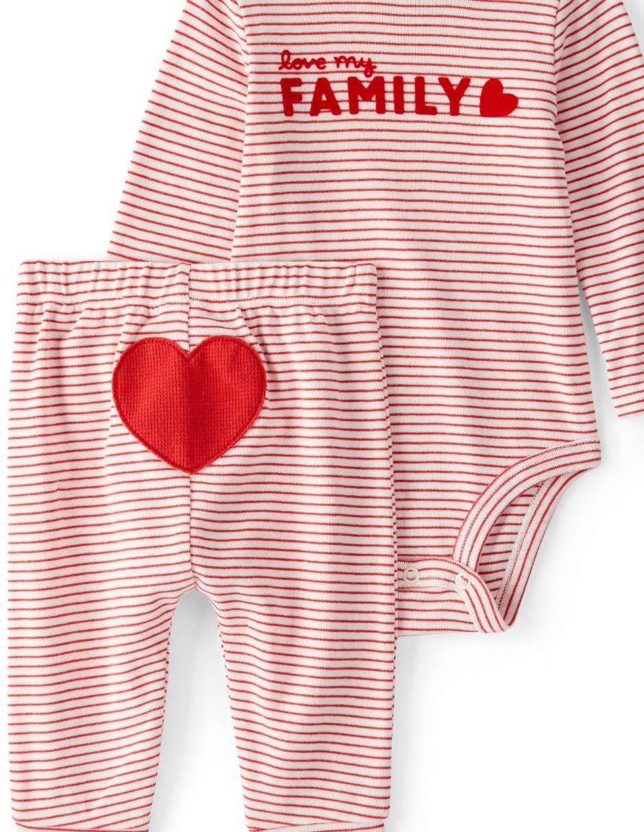 Conjunto de algodón para bebé niña 4