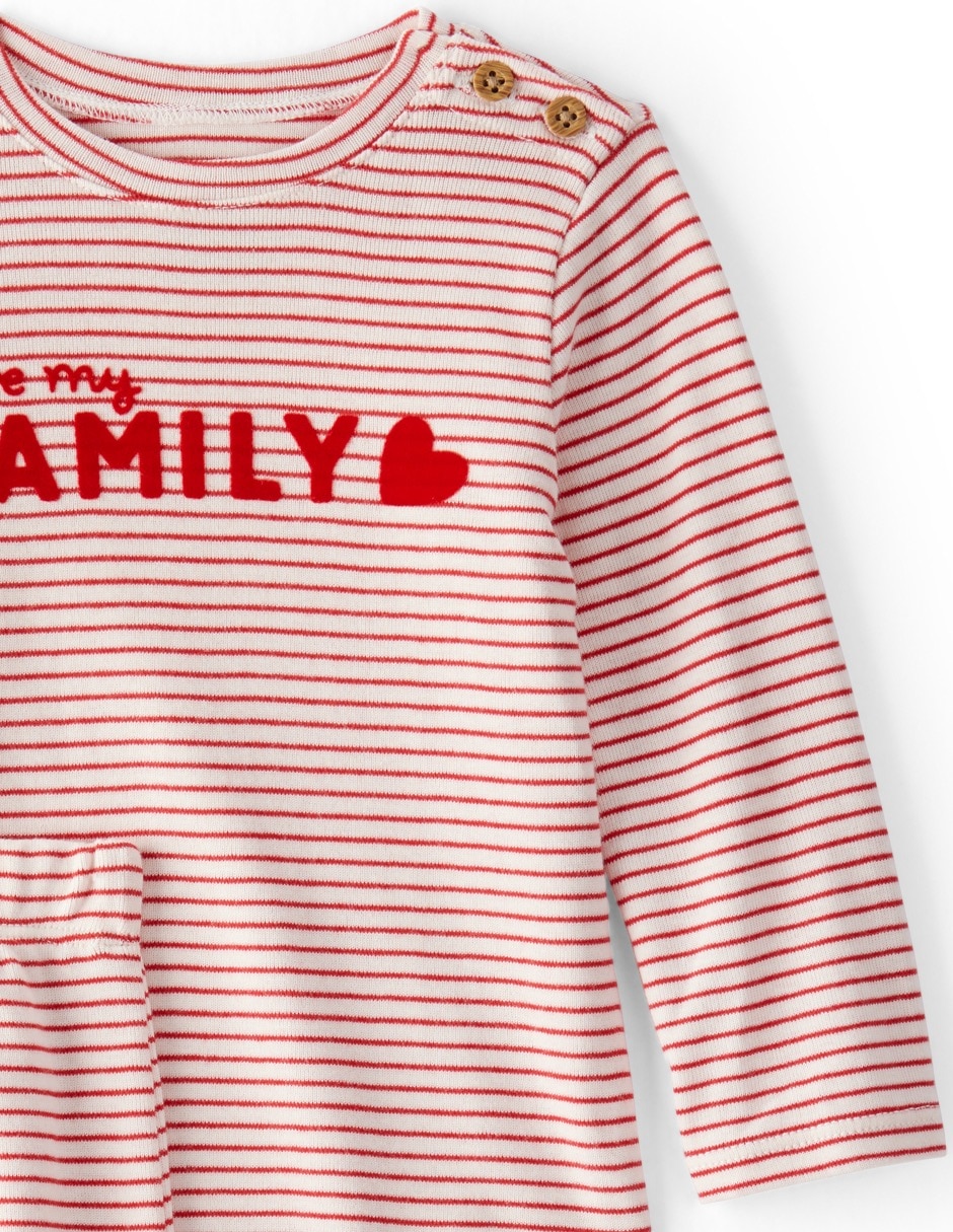 Conjunto de algodón para bebé niña 5