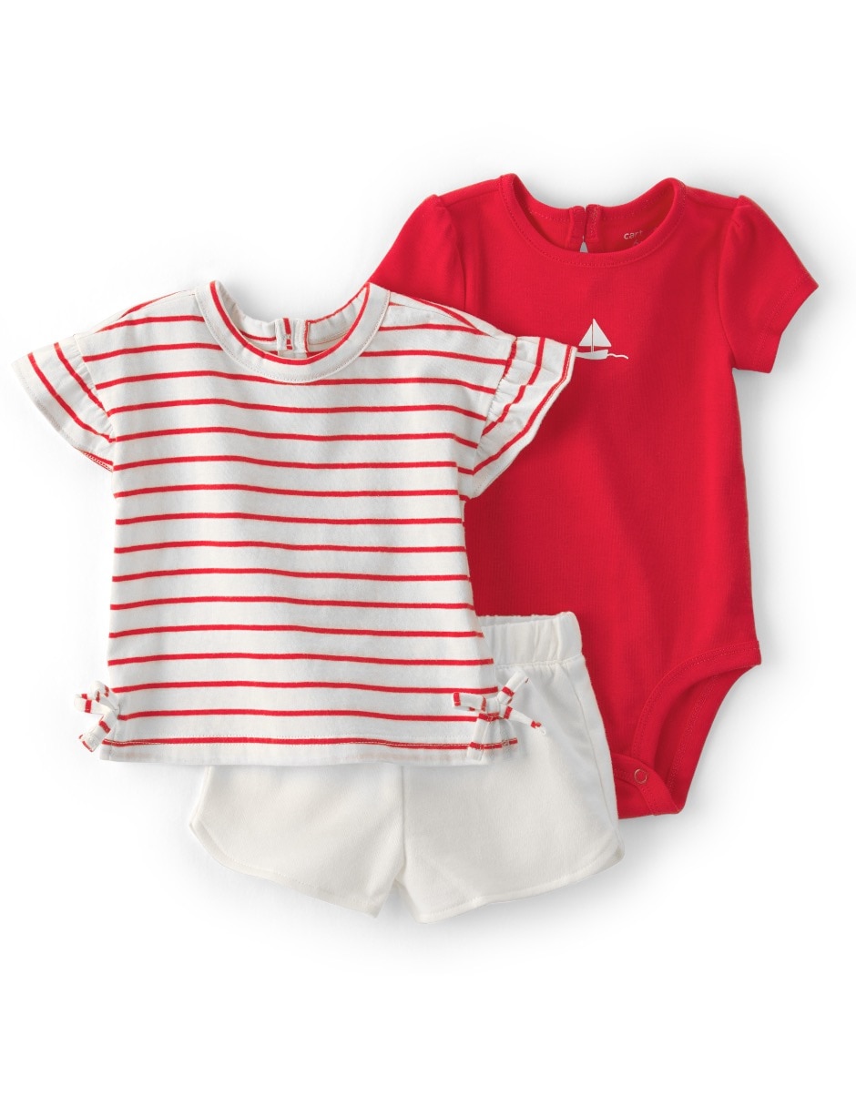 Conjunto de algodón para bebé niña Conjunto de algodón para bebé niña
