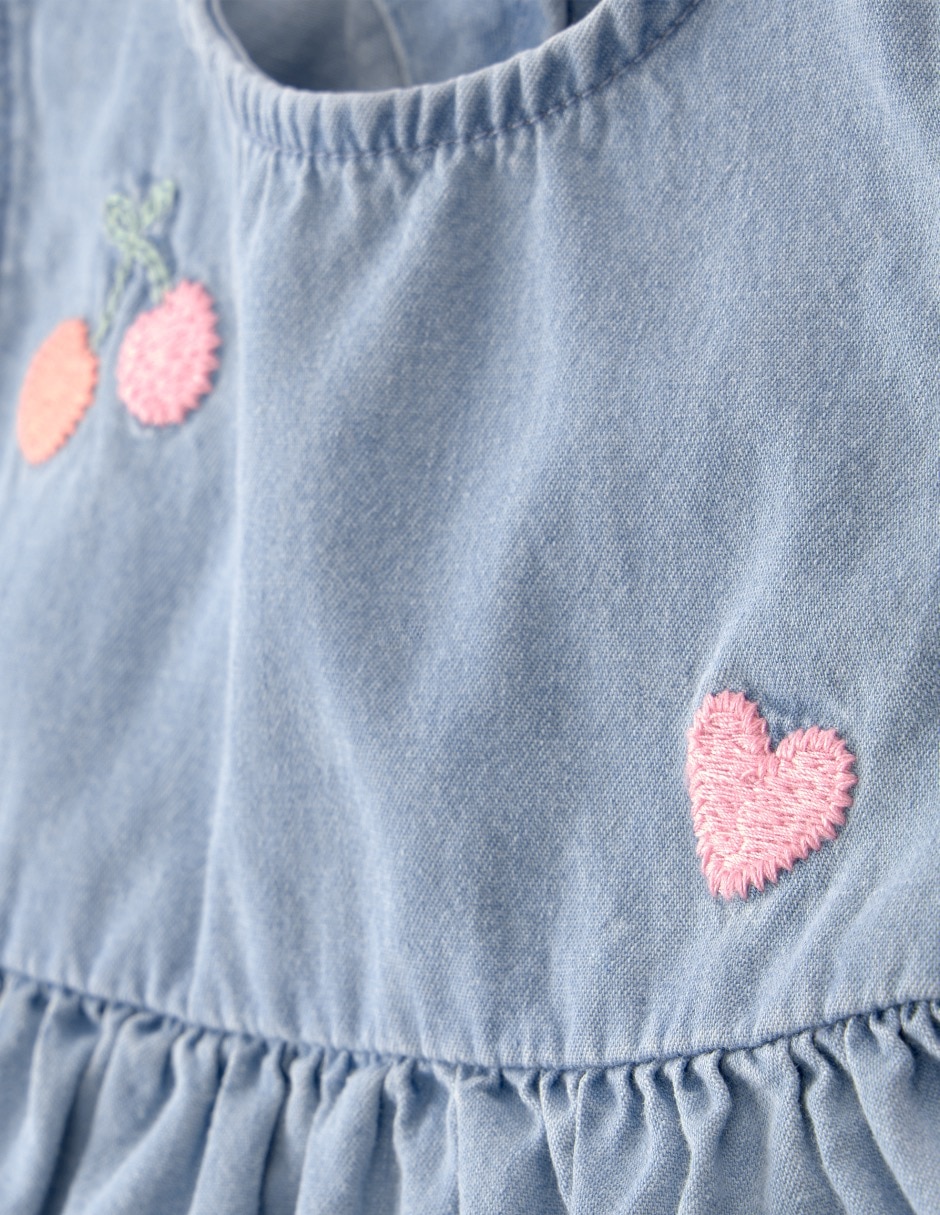 Conjunto casual de algodón para bebé niña 2