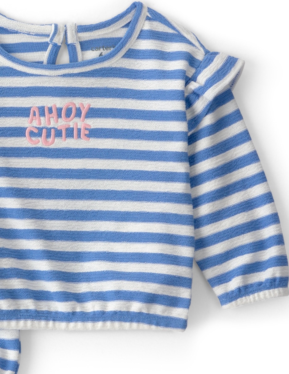 Conjunto de algodón para bebé niña 4