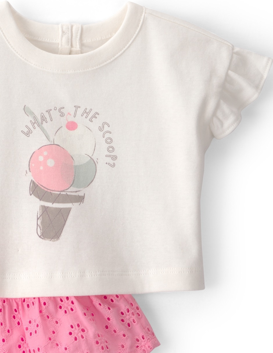Conjunto de algodón para niña 4