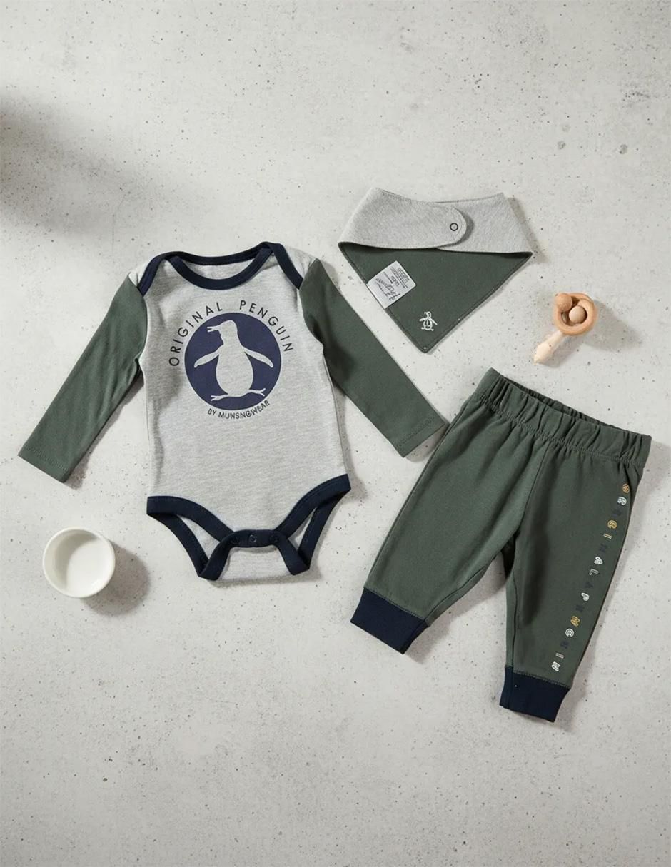 Mameluco térmico Baby Penguin de algodón para bebé 2