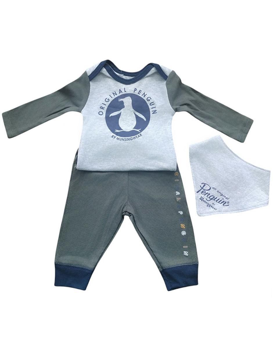 Mameluco térmico Baby Penguin de algodón para bebé 3
