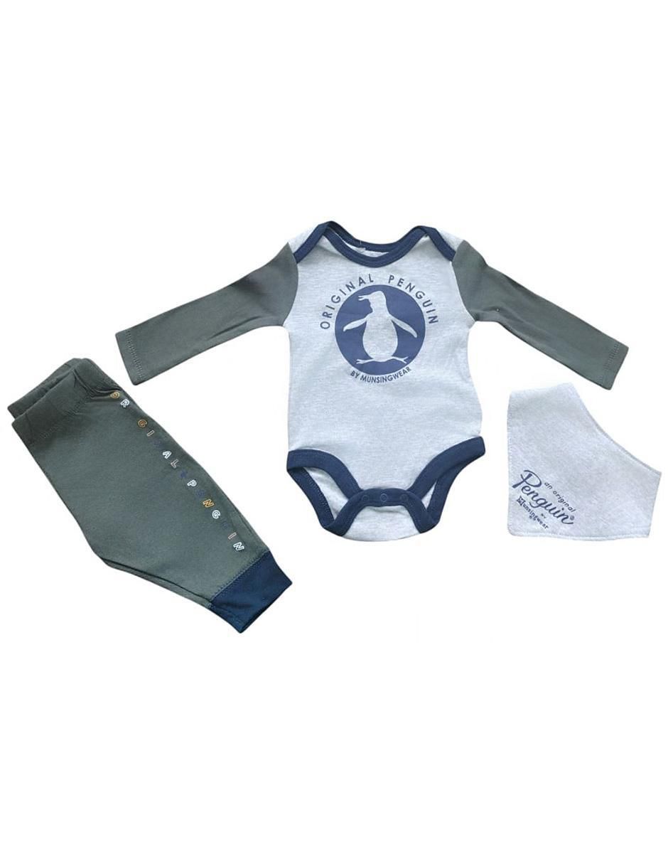Mameluco térmico Baby Penguin de algodón para bebé 4