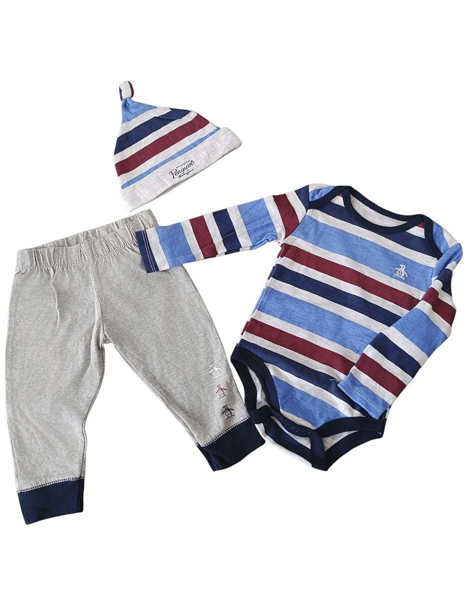 Mameluco Baby Penguin de algodón para bebé unisex Mameluco Baby Penguin de algodón para bebé unisex