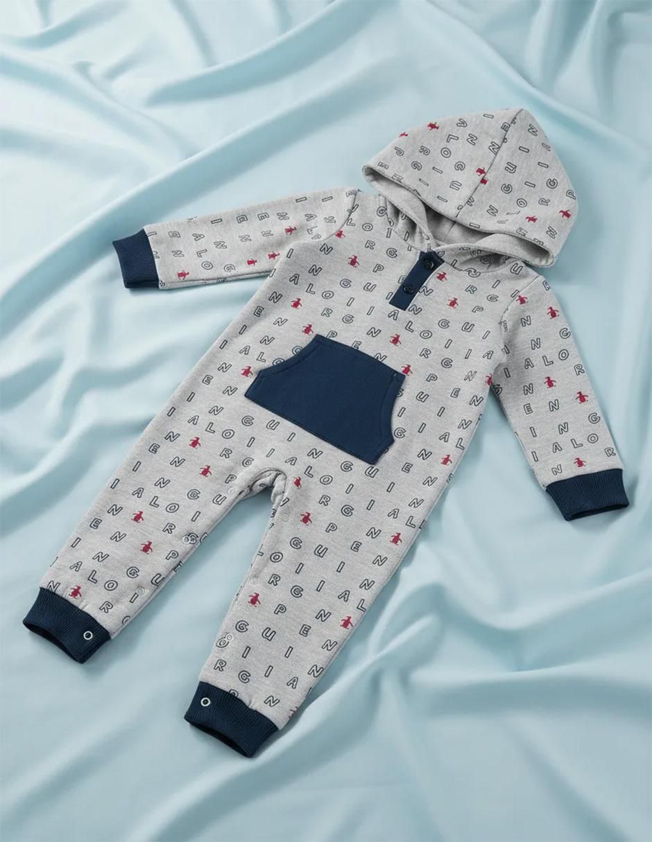 Mameluco térmico Baby Penguin de algodón para bebé 2