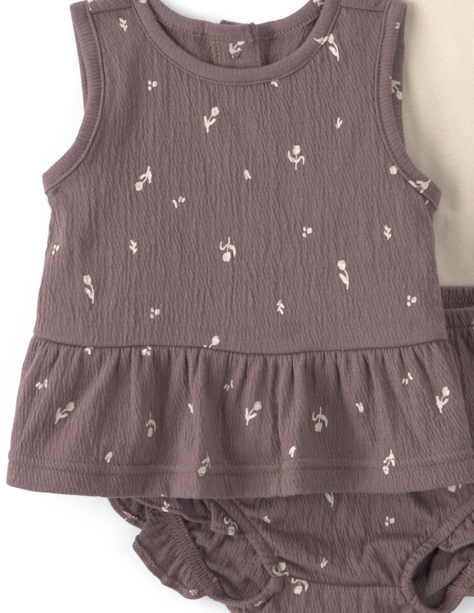 Conjunto de algodón para bebé niña 5