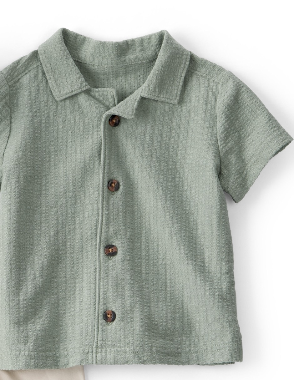 Conjunto casual de algodón para bebé niño 4