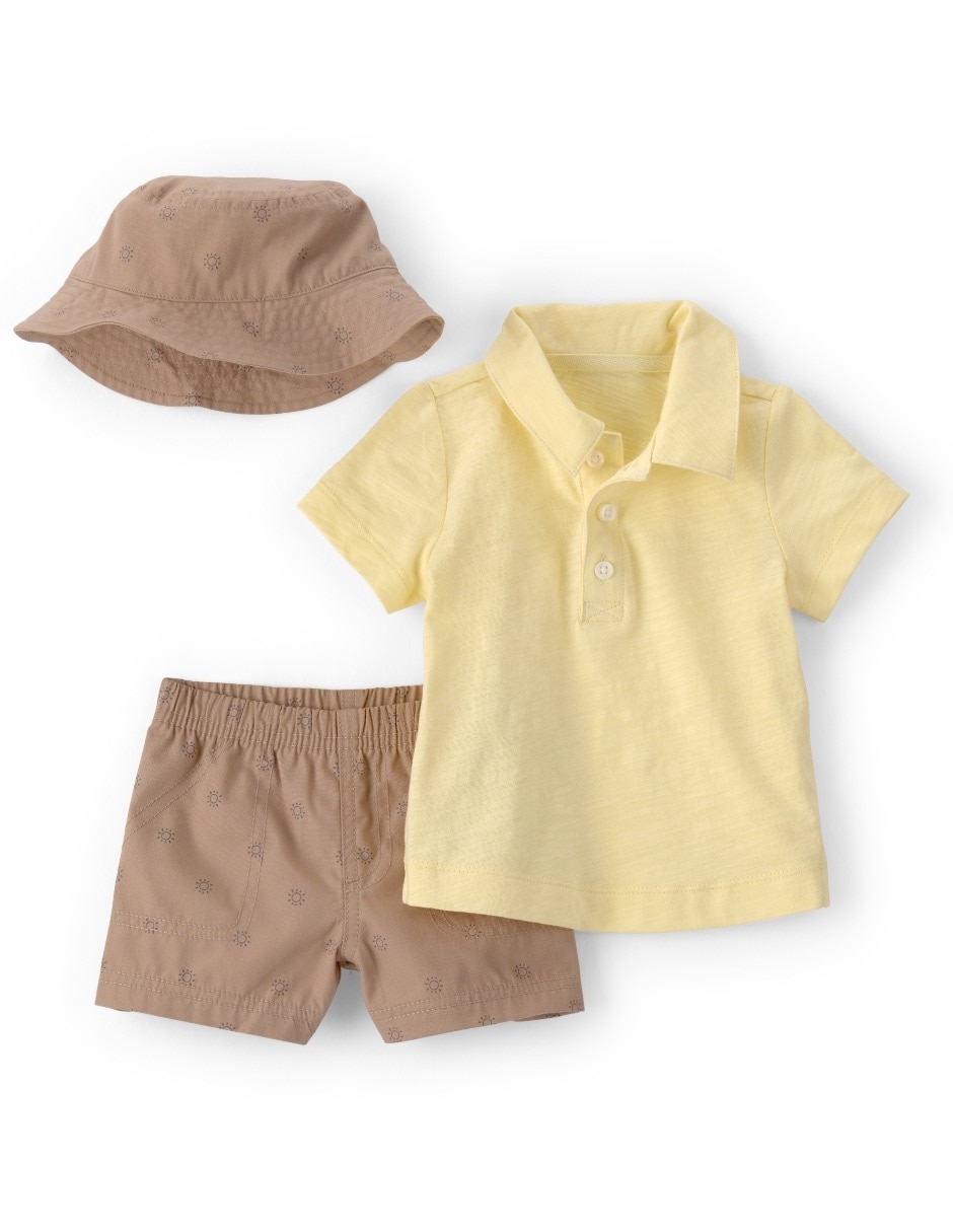 Conjunto casual de algodón para bebé niño Conjunto casual de algodón para bebé niño