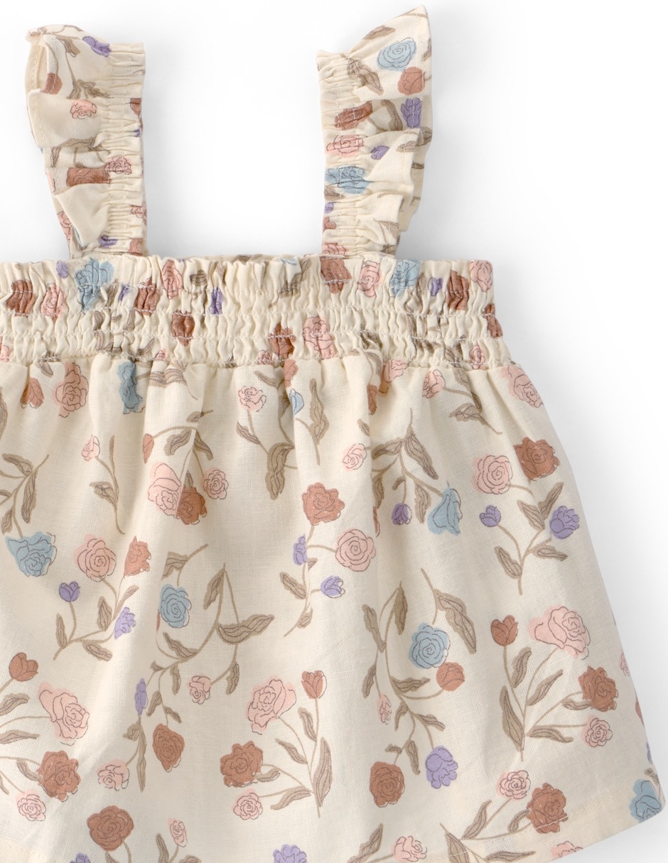 Conjunto de algodón para bebé niña 4