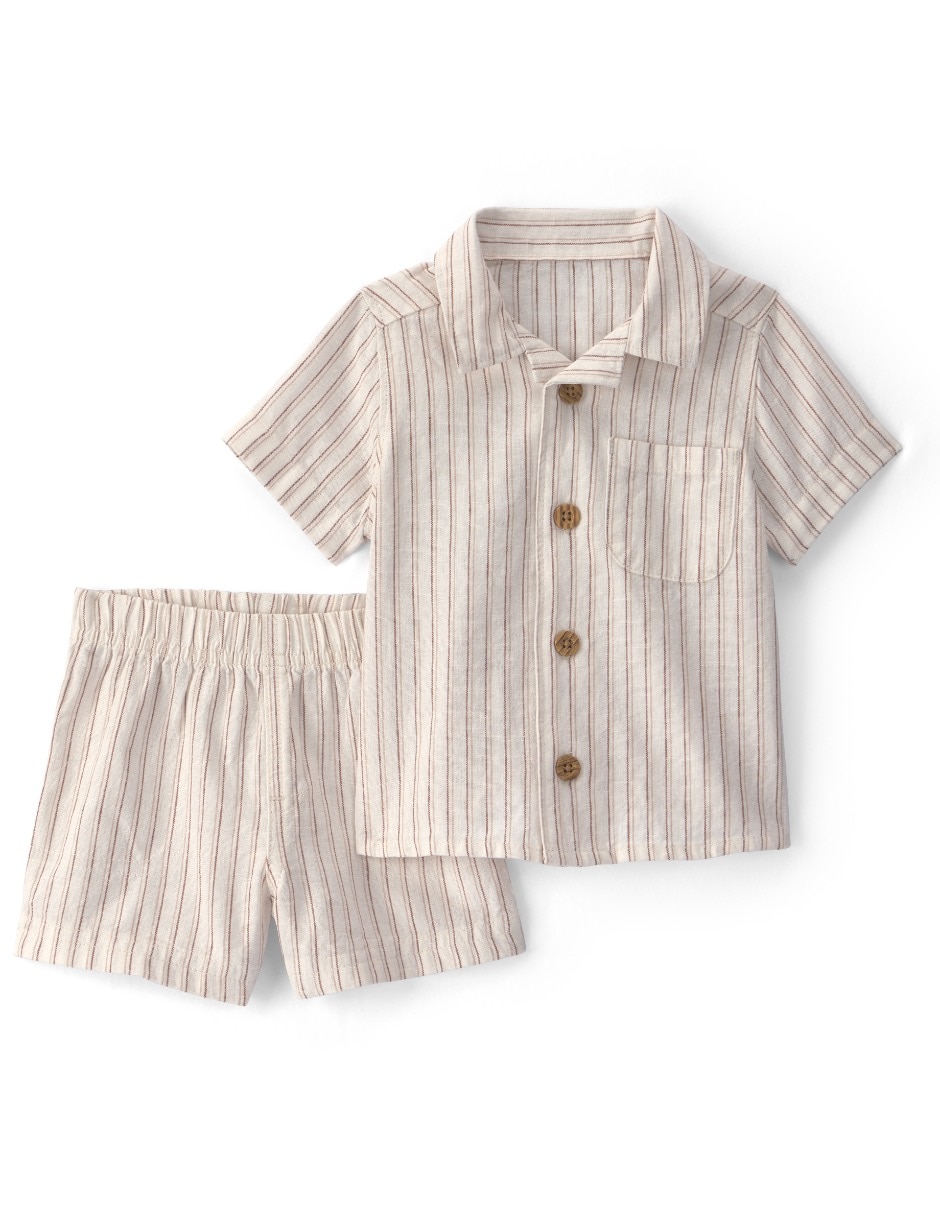 Conjunto casual de algodón para bebé niño