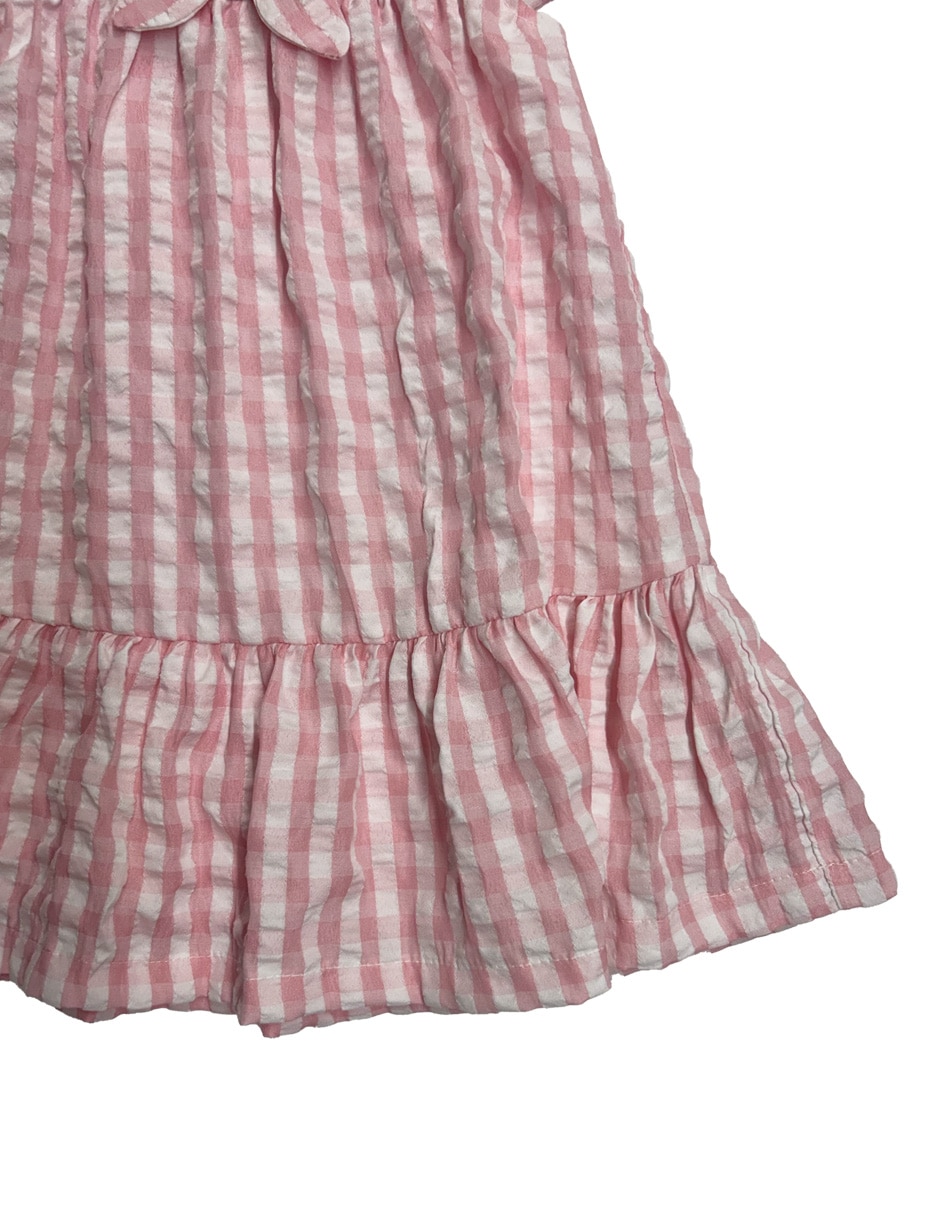 Vestido manga cap para niña 3