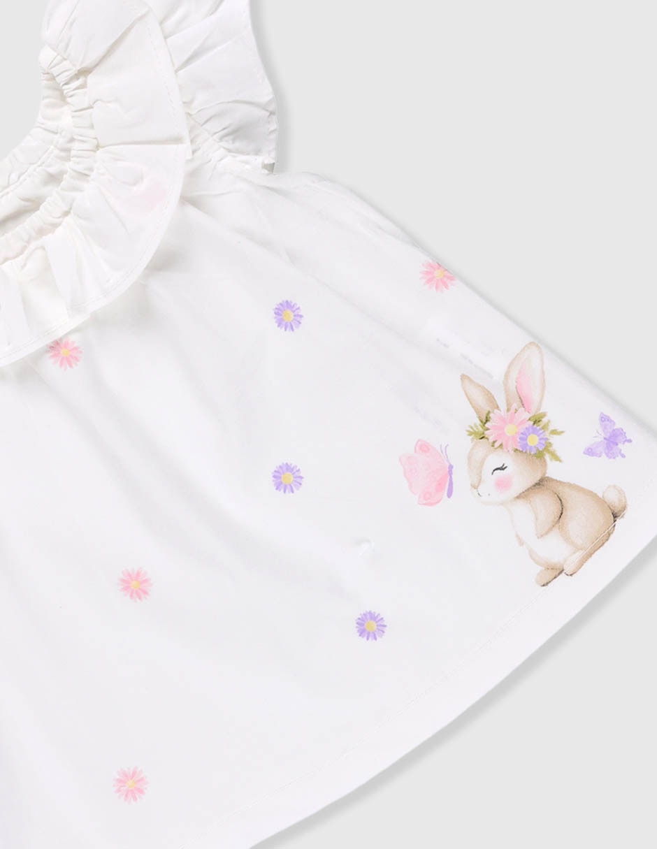 Conjunto de algodón para bebé niña 4