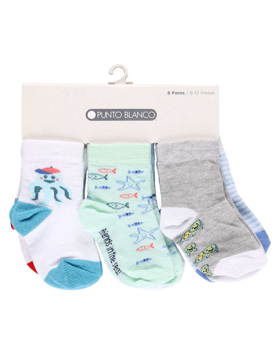 Set de calcetín de algodón para bebé niño 4