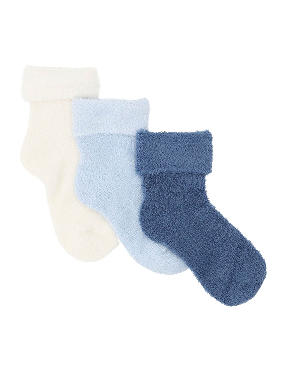 Set de calcetín de algodón para bebé 3 pares