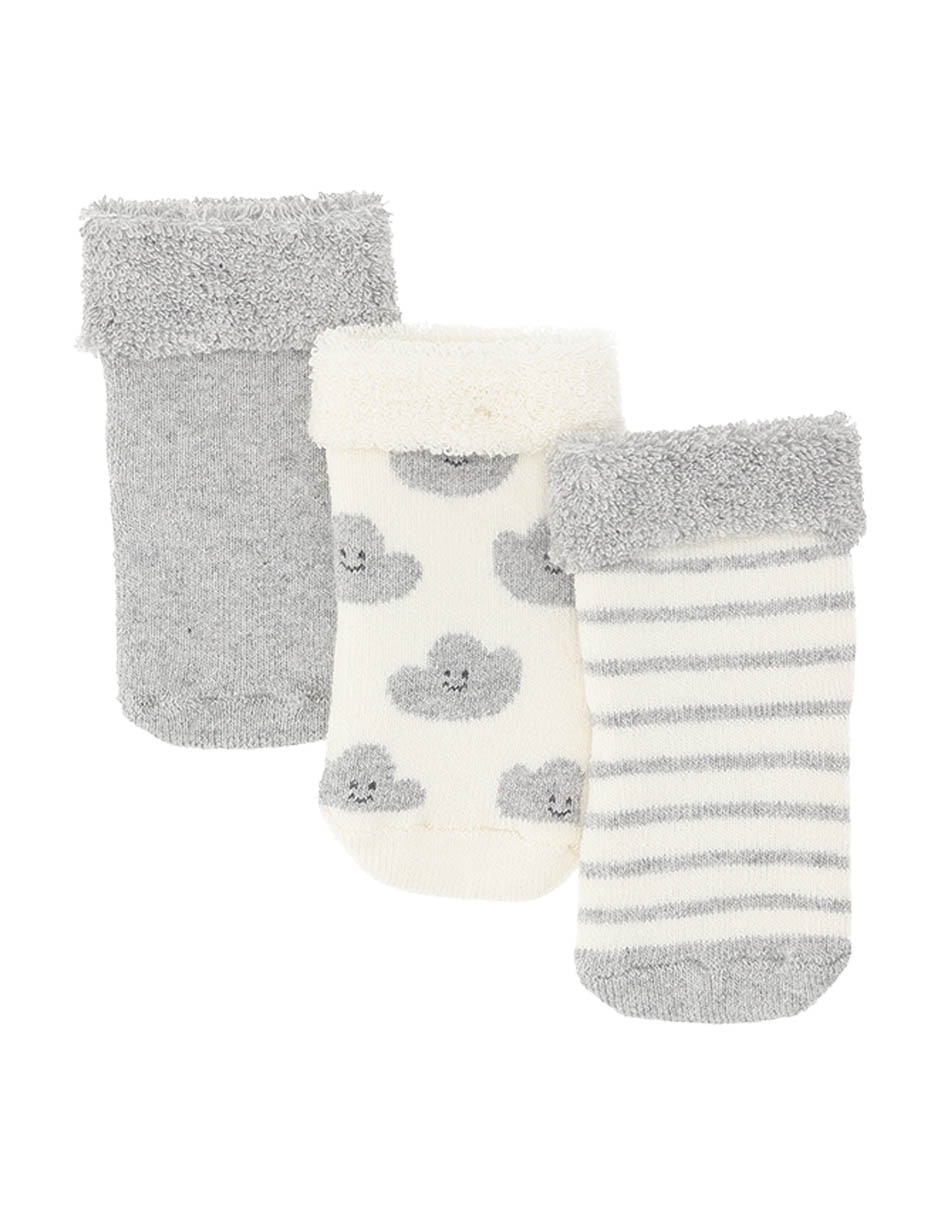 Set de tín de algodón para bebé 3 pares