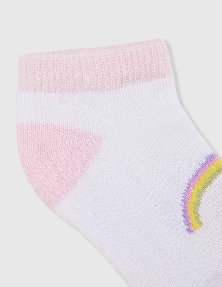 Set tín de algodón para bebé niña 5 pares 2