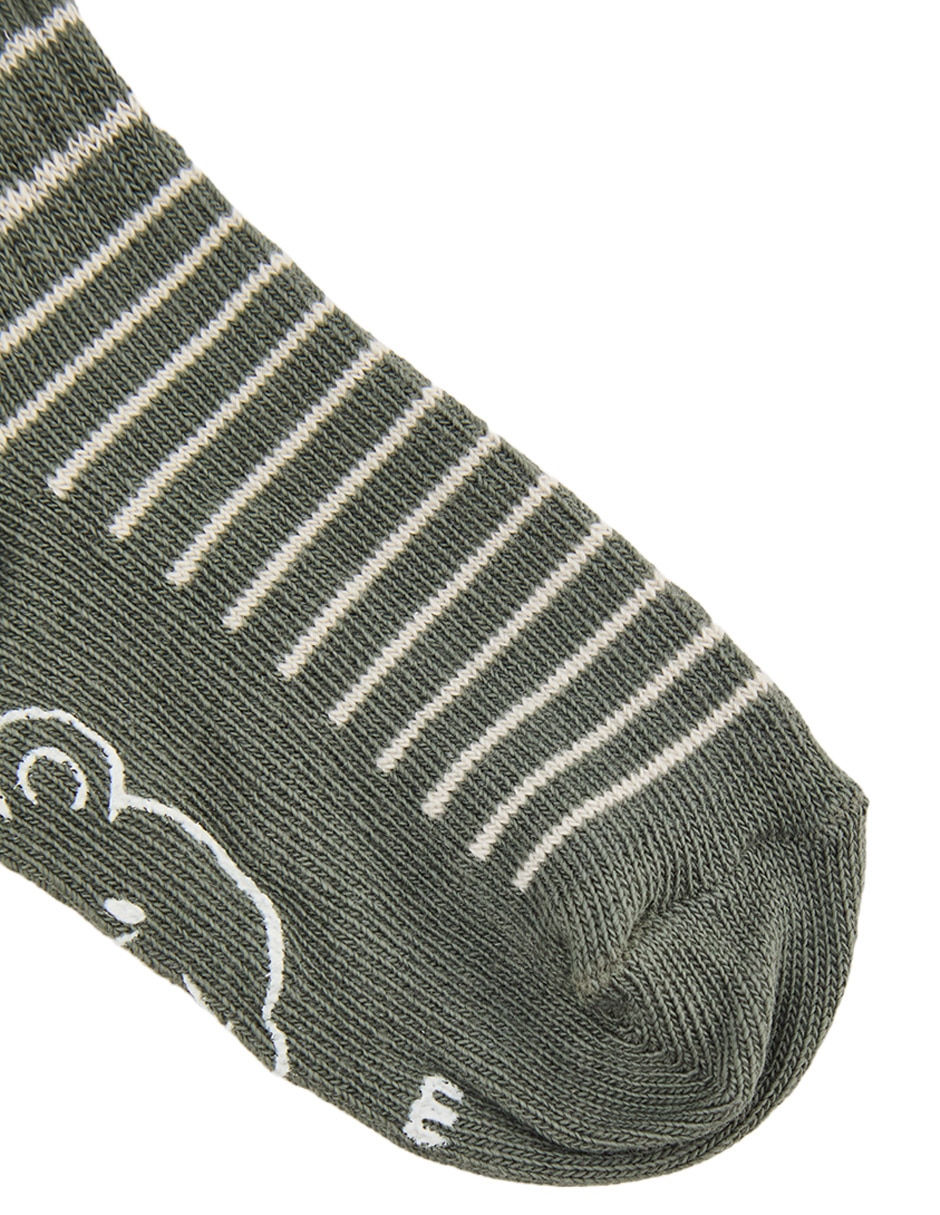 Set calcetín atiderrapante de algodón para bebé niño 3 pares 3