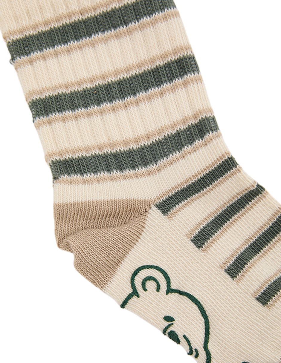 Set calcetín atiderrapante de algodón para bebé niño 3 pares 4