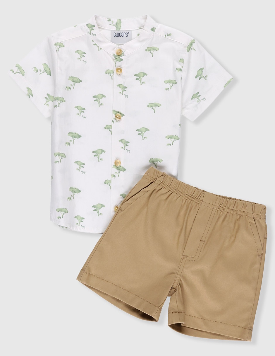Conjunto casual de algodón para bebé niño Conjunto casual de algodón para bebé niño