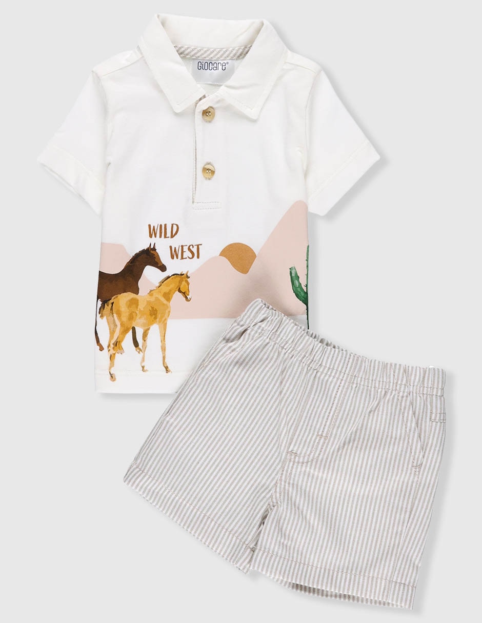 Conjunto de algodón para bebé niño Conjunto de algodón para bebé niño