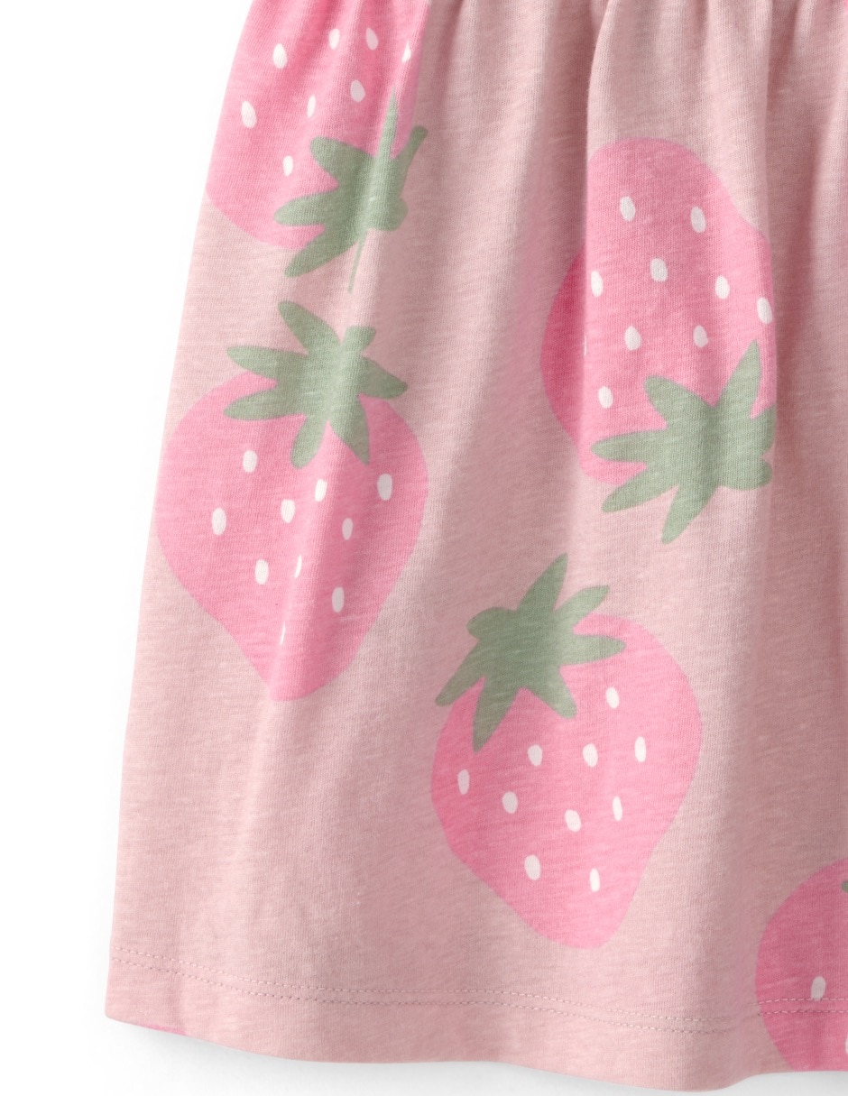 Vestido manga regular para bebé niña 4