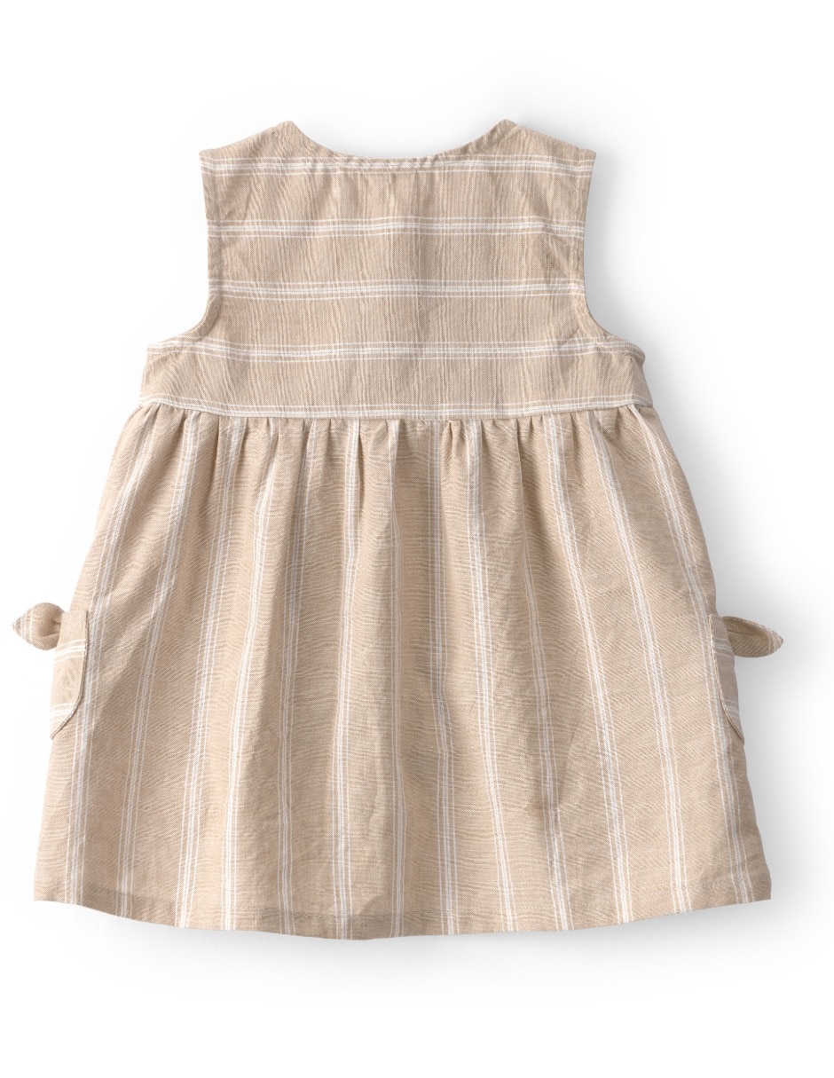 Vestido con calzón sin manga para bebé niña 2