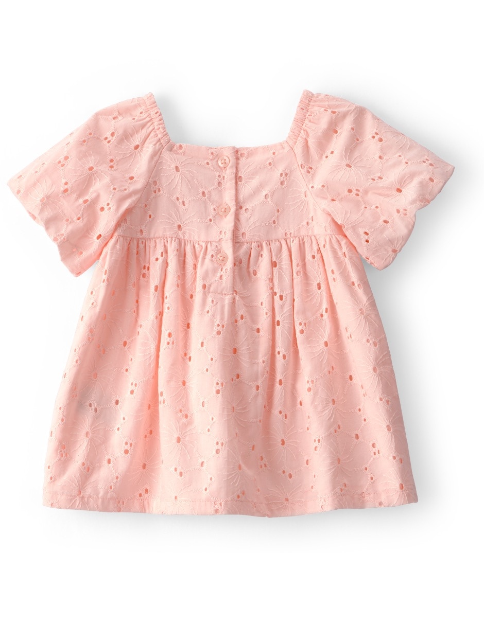 Vestido con calzón manga globo para bebé niña 2