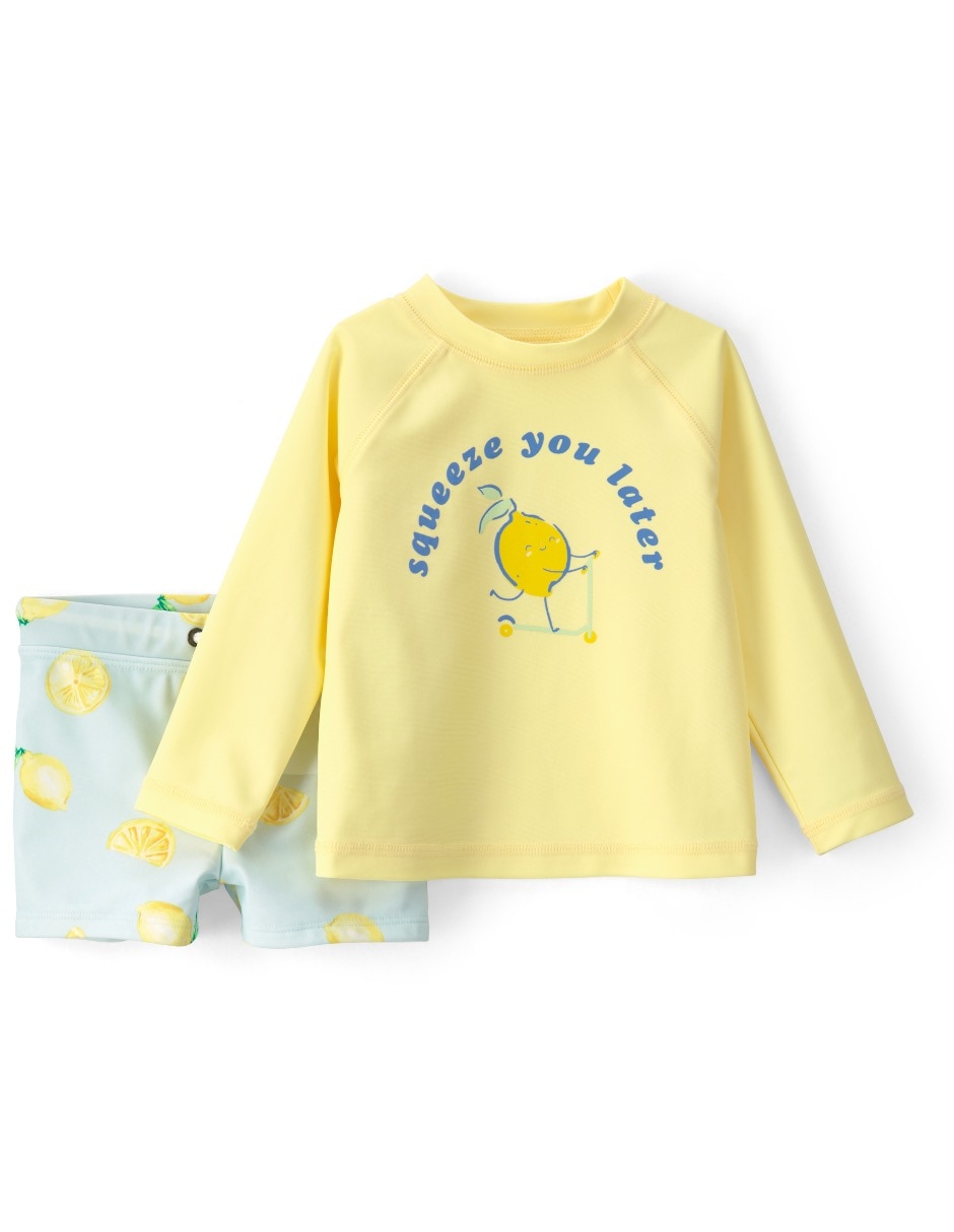 Conjunto traje de baño para bebé niño Conjunto traje de baño para bebé niño