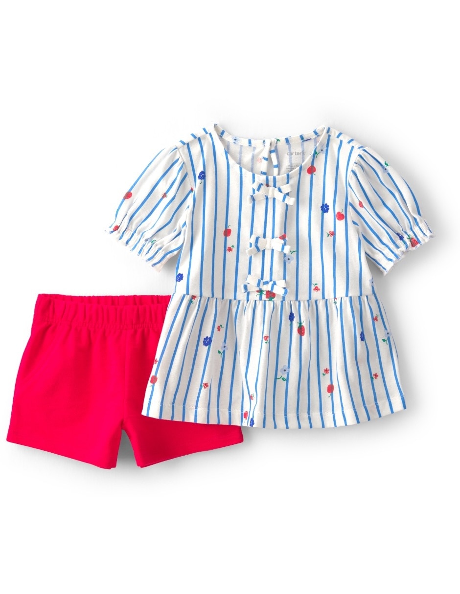 Conjunto de algodón para bebé niña Conjunto de algodón para bebé niña