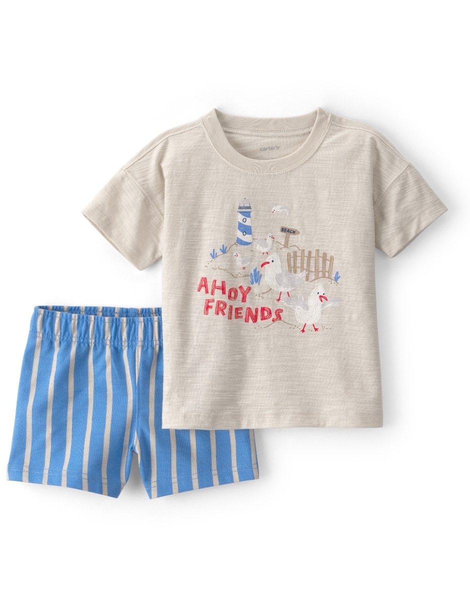 Conjunto de algodón para bebé niño Conjunto de algodón para bebé niño