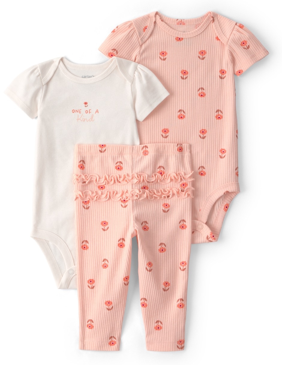 Conjunto de algodón para bebé niña Conjunto de algodón para bebé niña