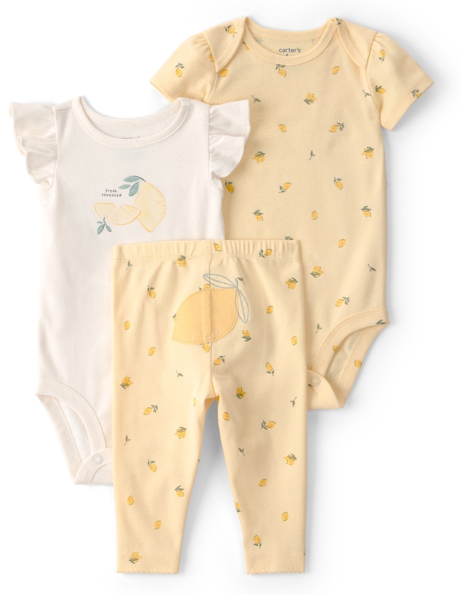 Conjunto casual de algodón para bebé niña Conjunto casual de algodón para bebé niña