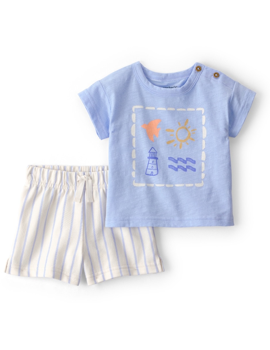 Conjunto de algodón para bebé niño