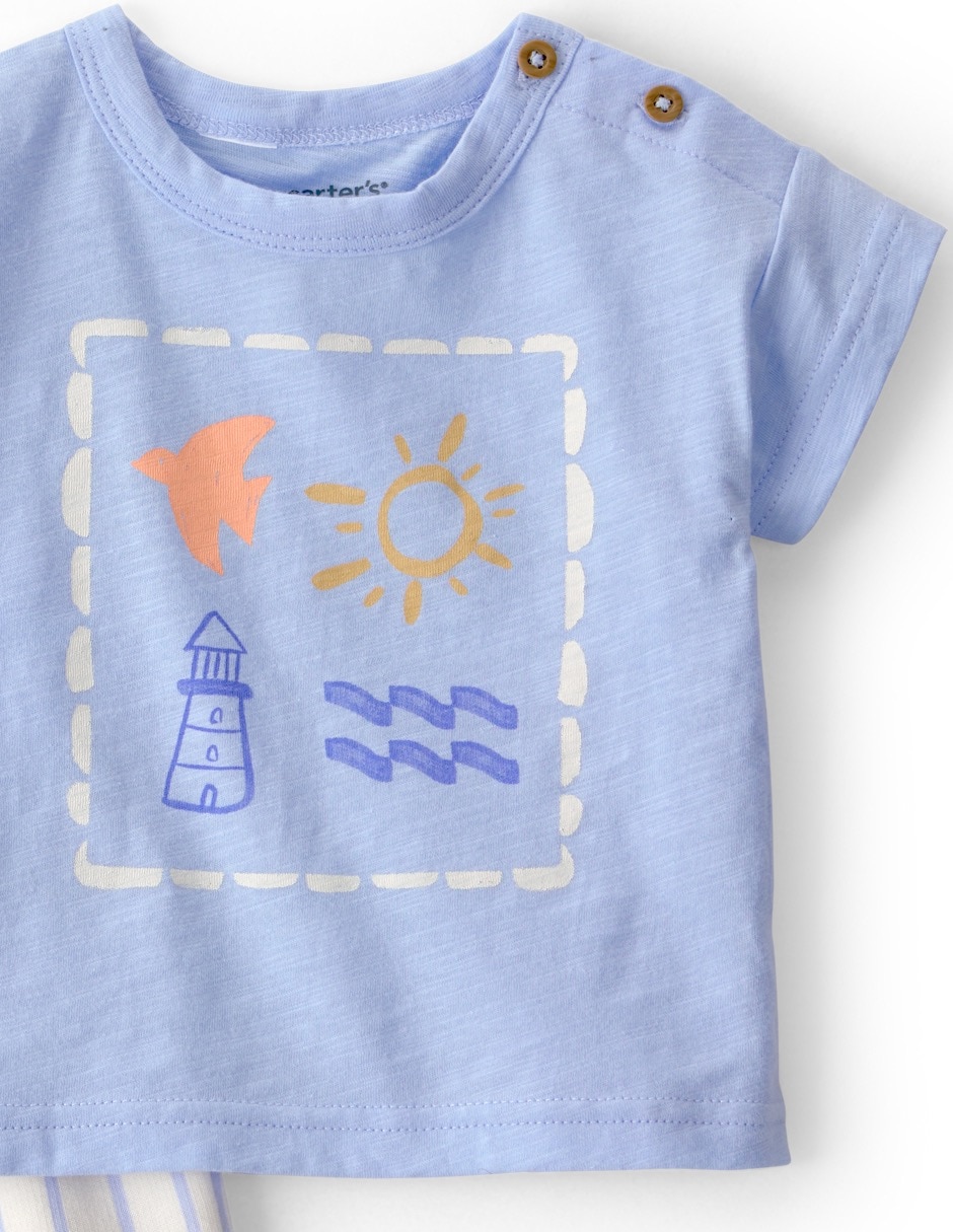 Conjunto de algodón para bebé niño 4