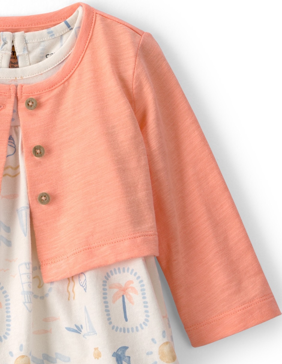 Conjunto de algodón para bebé niña 5