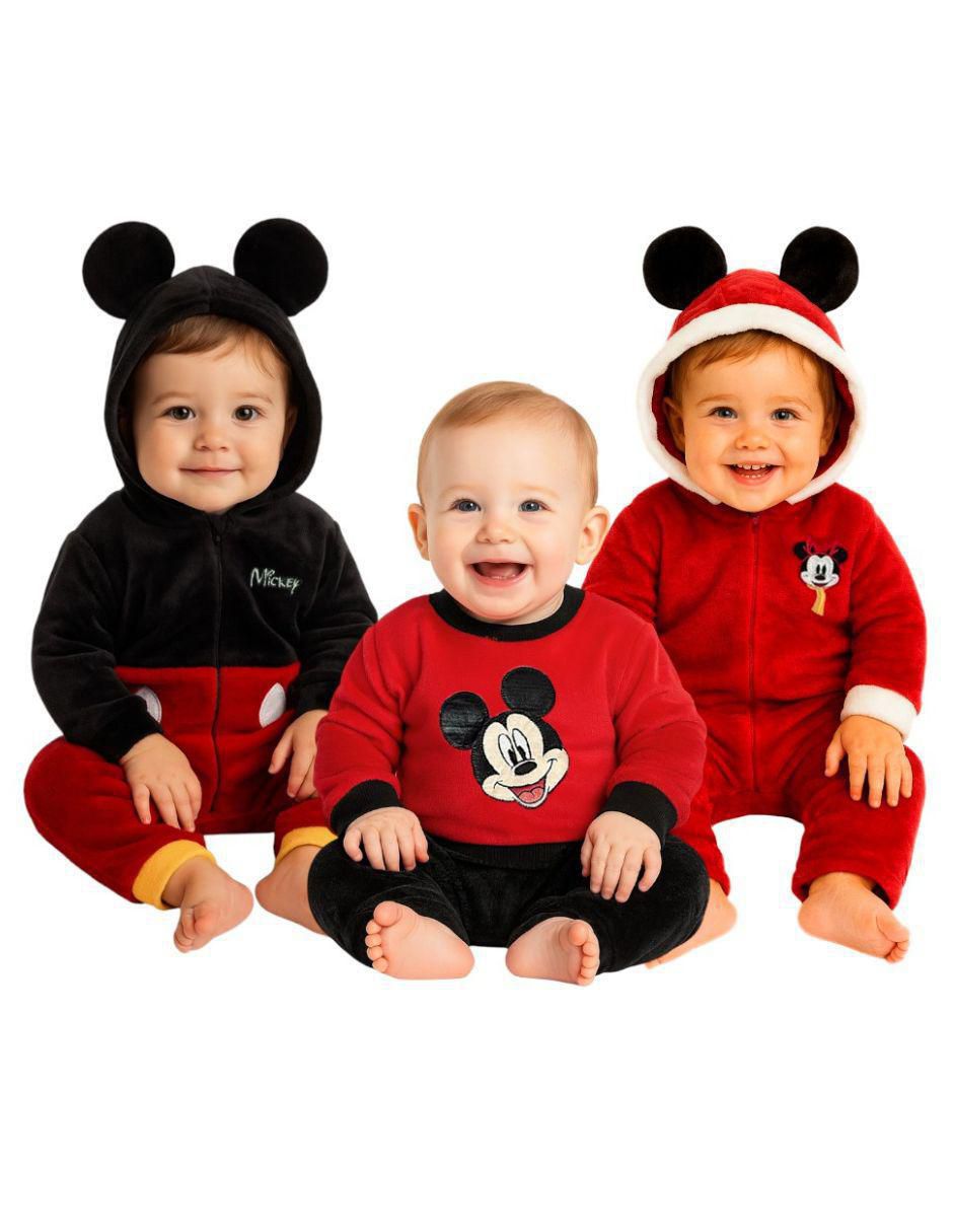 Set de mamelucos Mickey Mouse para niño Set de mamelucos Mickey Mouse para niño
