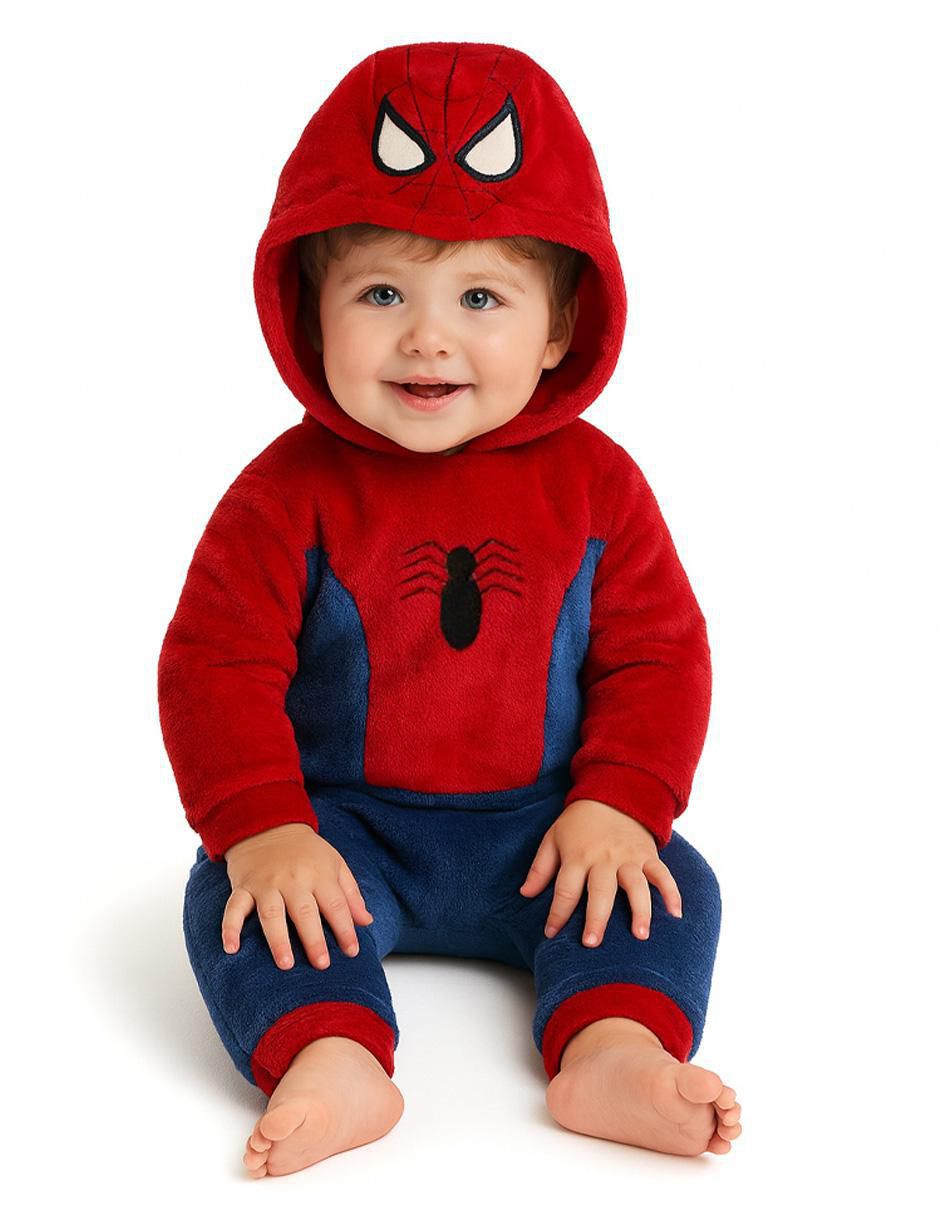 Set de mamelucos Spiderman, Capitán América, Ironman para niño 3