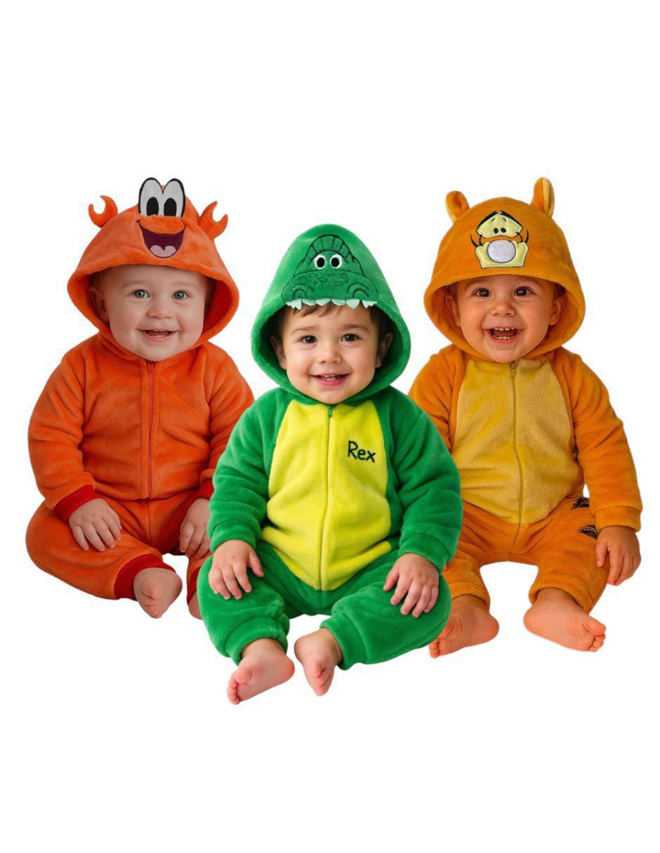 Set de mamelucos Sebastian, Rex y Tigger para niño Set de mamelucos Sebastian, Rex y Tigger para niño