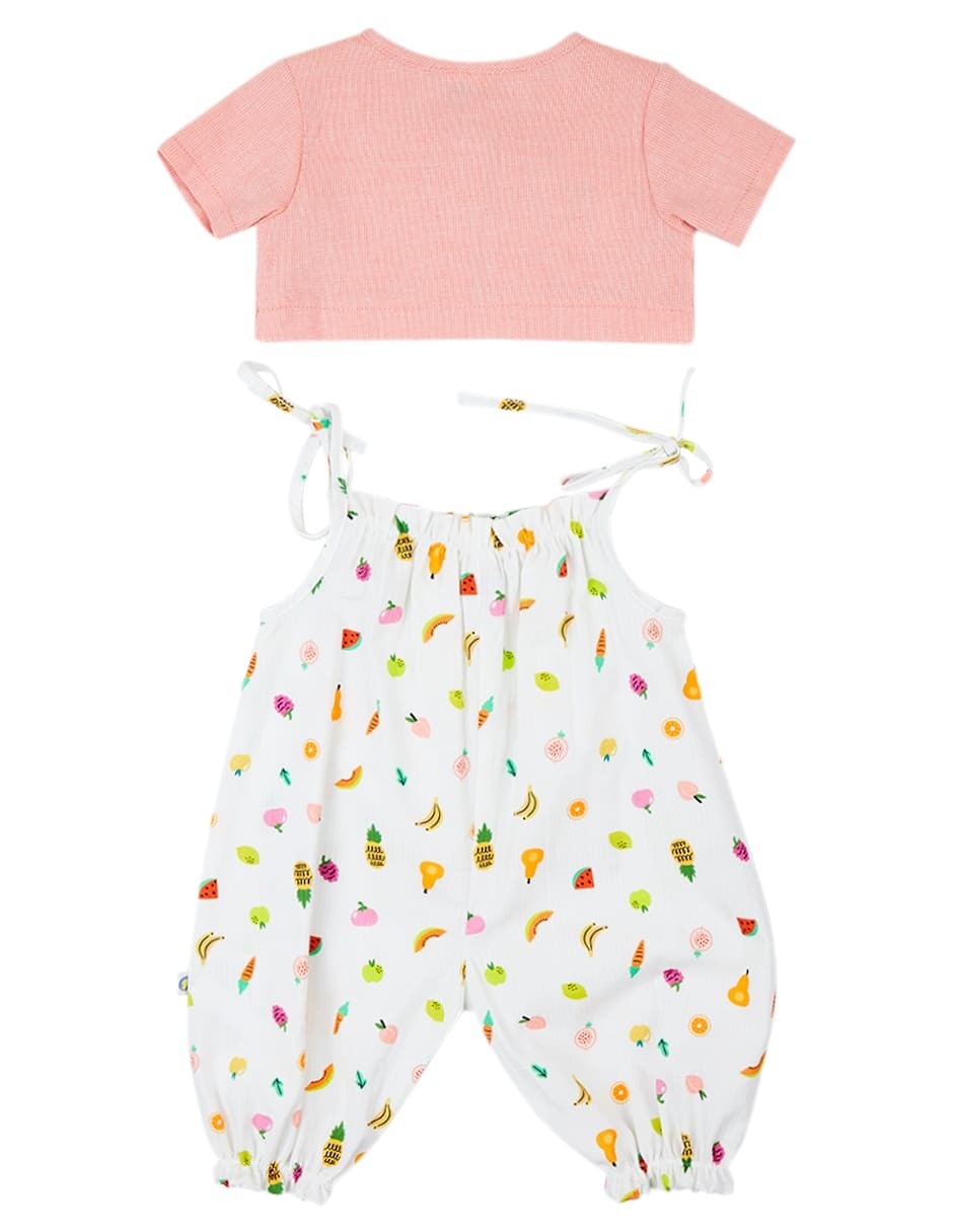 Conjunto de algodón para bebé niña 2