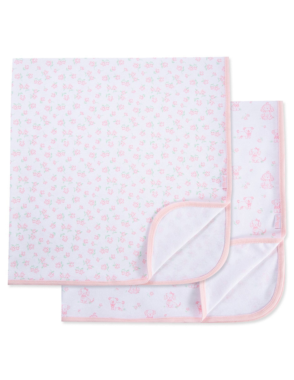 Set cobijas clásicas de tejido punto para niña 2
