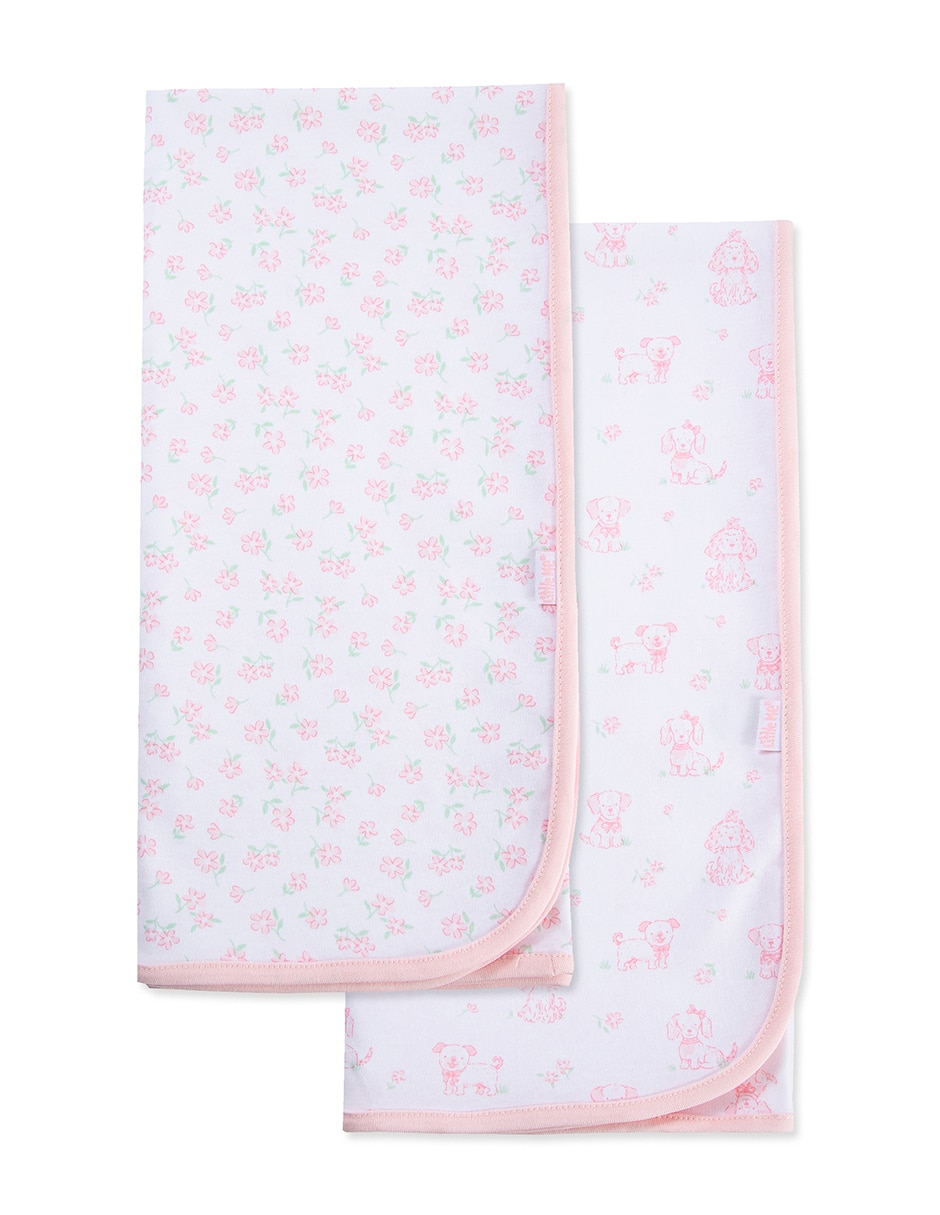 Set cobijas clásicas de tejido punto para niña 3