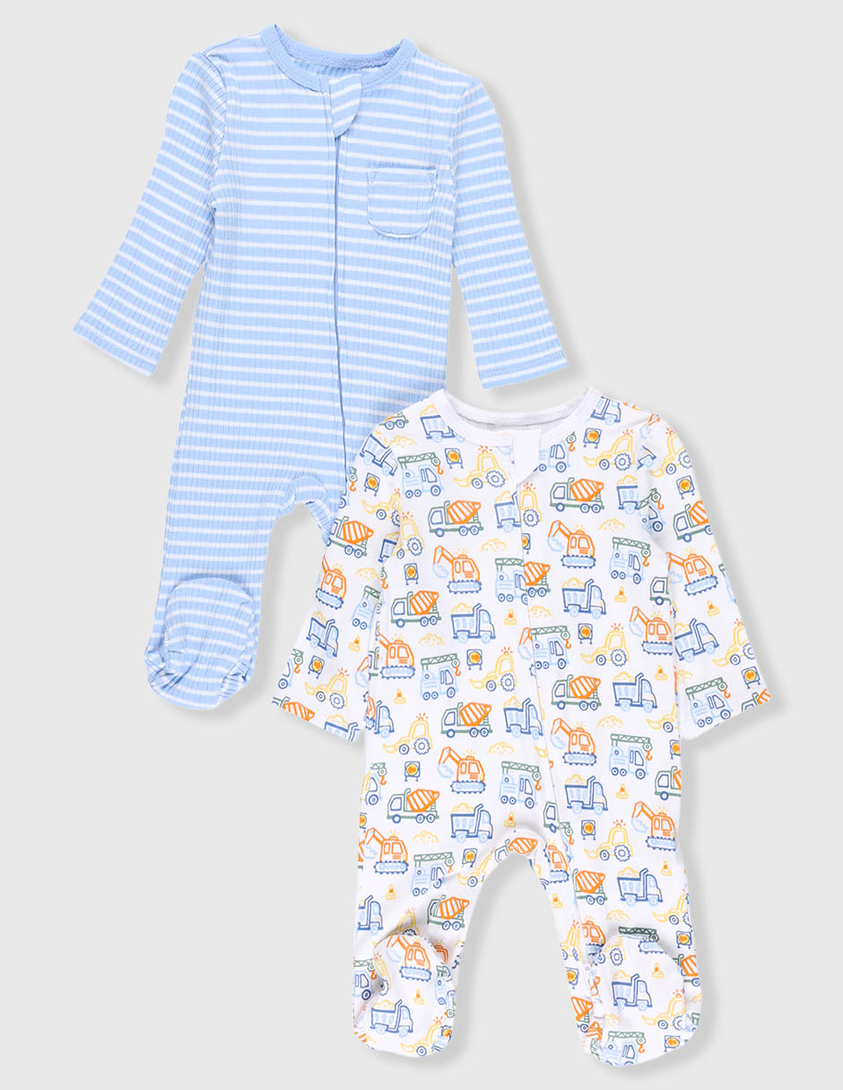 Set de mamelucos de algodón para bebé niño Set de mamelucos de algodón para bebé niño