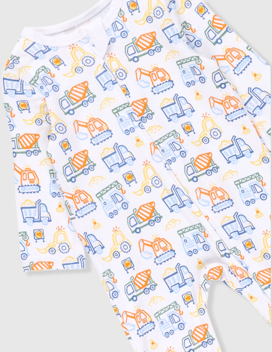 Set de mamelucos de algodón para bebé niño 4